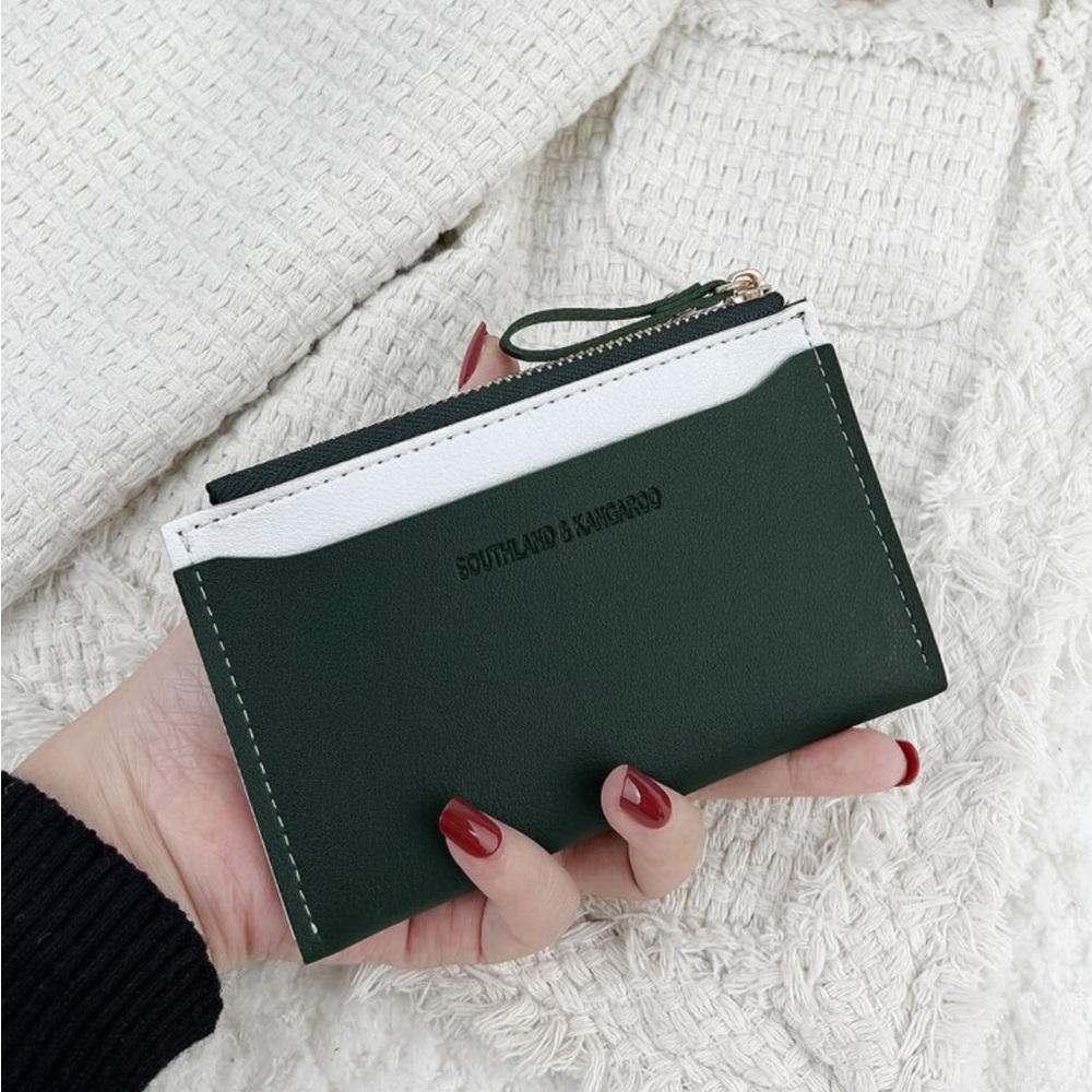 ⚠️Clearance💚New Cardholder Dark Two Tone Green Wallet